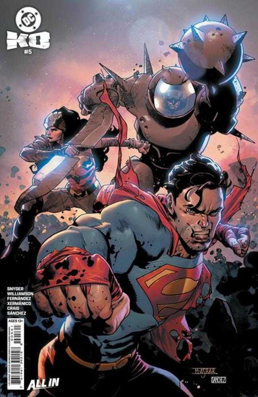 DC K.O. 5 (Of 5) Cover K 1 in 25 Mahmud Asrar Card Stock Variant - Cadets Toys & Comics