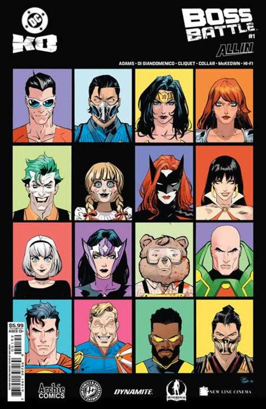 DC K.O. Boss Battle 1 (One Shot) 2nd Print Cover B Dan Mora Card Stock Variant - Cadets Toys & Comics