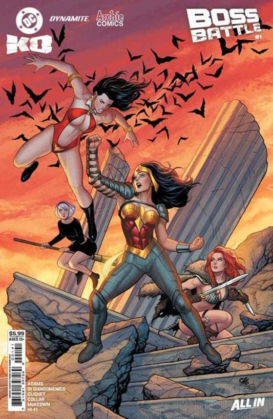 DC K.O. Boss Battle 1 (One Shot) Cover D Frank Cho Card Stock Variant - Cadets Toys & Comics