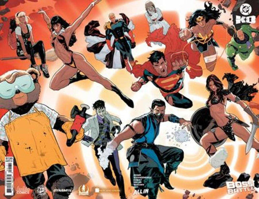 DC K.O. Boss Battle 1 (One Shot) Cover G Jeff Spokes Wraparound Foil Variant - Cadets Toys & Comics