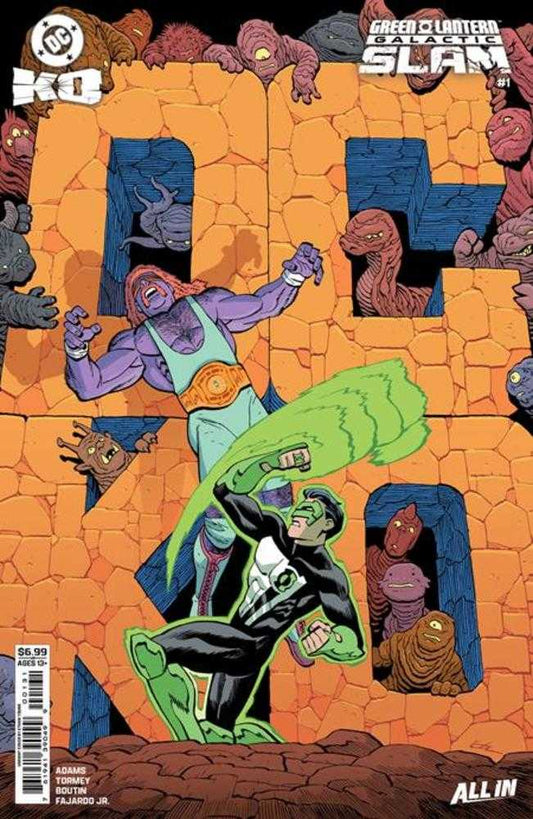 DC K.O. Green Lantern Galactic Slam 1 (One Shot) Cover C Ethan Young Card Stock Variant - Cadets Toys & Comics