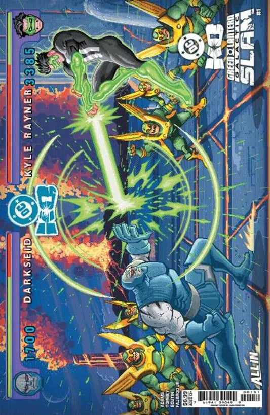 DC K.O. Green Lantern Galactic Slam 1 (One Shot) Cover E Juan Ferreyra Wraparound Card Stock Variant - Cadets Toys & Comics