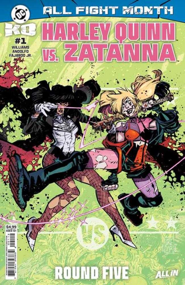DC K.O. Harley Quinn vs Zatanna 1 (One Shot) 2nd Print Cover A Jorge Corona - Cadets Toys & Comics