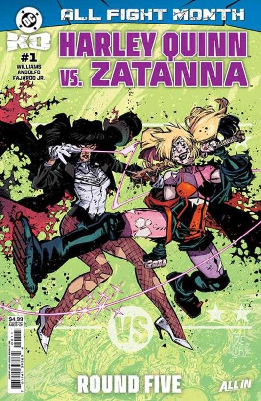 DC K.O. Harley Quinn vs Zatanna 1 (One Shot) Cover A Jorge Corona - Cadets Toys & Comics