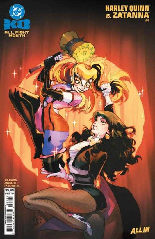 DC K.O. Harley Quinn vs Zatanna 1 (One Shot) Cover D Mirka Andolfo Card Stock Variant - Cadets Toys & Comics