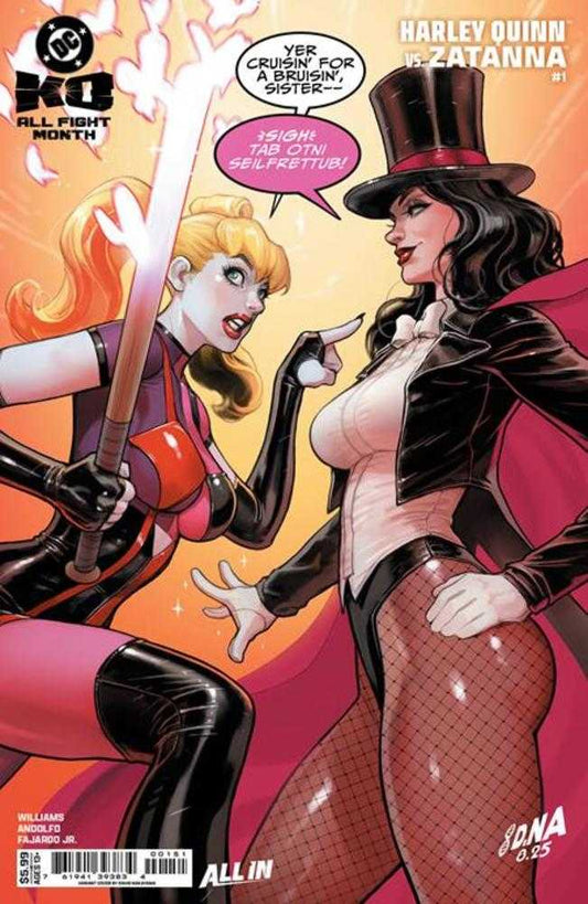 DC K.O. Harley Quinn vs Zatanna 1 (One Shot) Cover E David Nakayama Card Stock Variant - Cadets Toys & Comics
