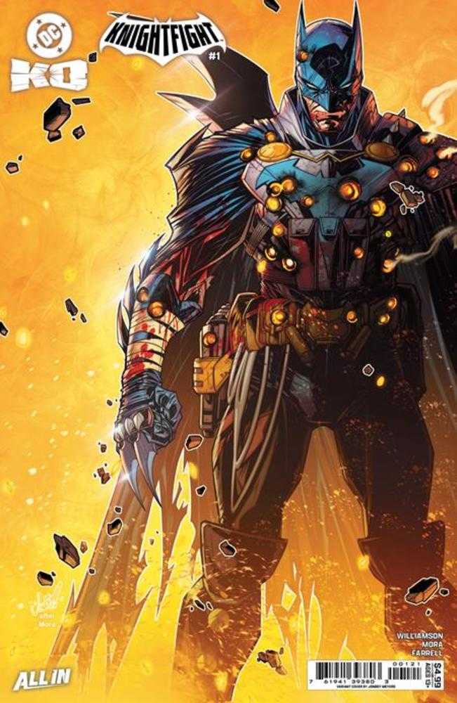 DC KO Knightfight #1 (de 4) Portada B Variante en cartulina de Jonboy Meyers