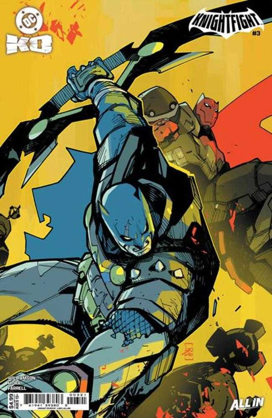 DC K.O. Knightfight 3 (Of 4) Cover B Ludo Lullabi Card Stock Variant - Cadets Toys & Comics