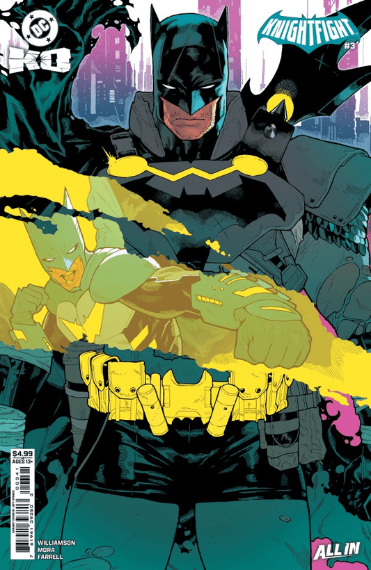 DC K.O. Knightfight 3 (Of 4) Cover C Jeff Spokes Card Stock Variant - Cadets Toys & Comics