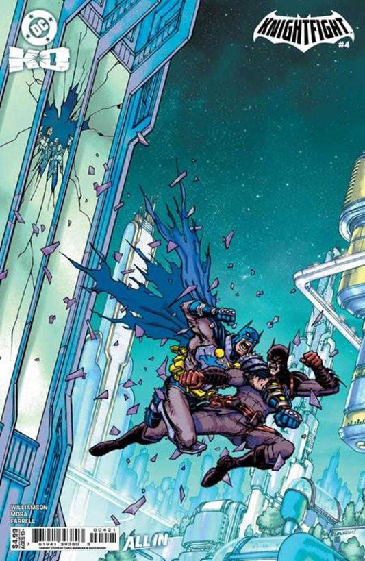 DC K.O. Knightfight 4 (Of 4) Cover B Chris Burnham Card Stock Variant - Cadets Toys & Comics