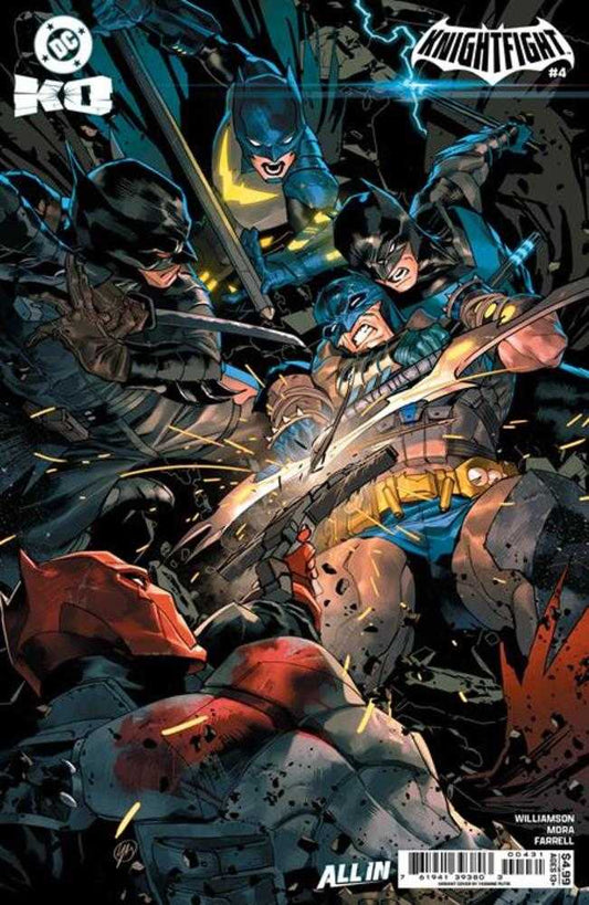 DC K.O. Knightfight 4 (Of 4) Cover C Yasmine Putri Card Stock Variant - Cadets Toys & Comics