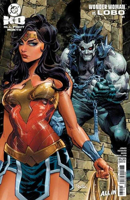 DC K.O. Wonder Woman vs Lobo 1 (One Shot) Cover B Dan Panosian Card Stock Variant - Cadets Toys & Comics