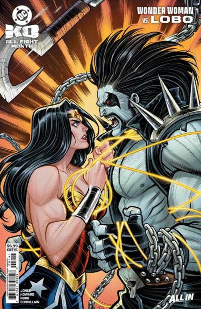 DC K.O. Wonder Woman vs Lobo 1 (One Shot) Cover D Elizabeth Torque Card Stock Variant - Cadets Toys & Comics