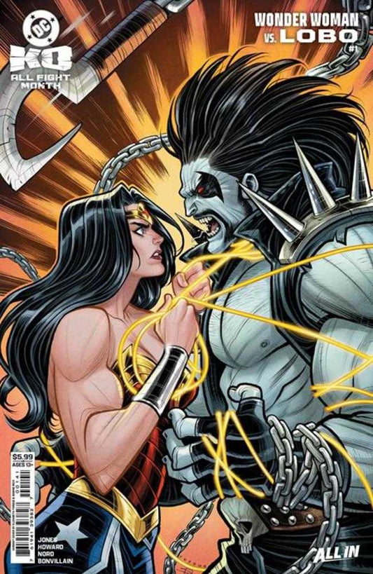 DC K.O. Wonder Woman vs Lobo 1 (One Shot) Cover D Elizabeth Torque Card Stock Variant - Cadets Toys & Comics