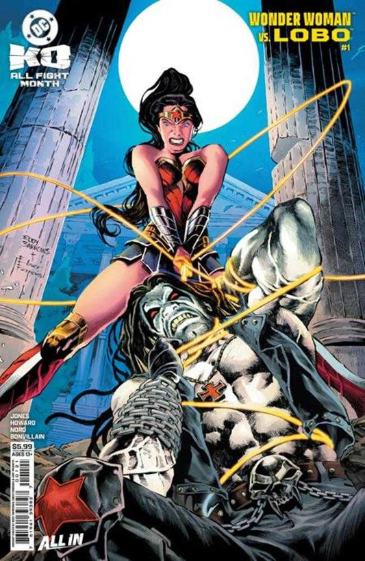 DC K.O. Wonder Woman vs Lobo 1 (One Shot) Cover E Eddy Barrows Card Stock Variant - Cadets Toys & Comics