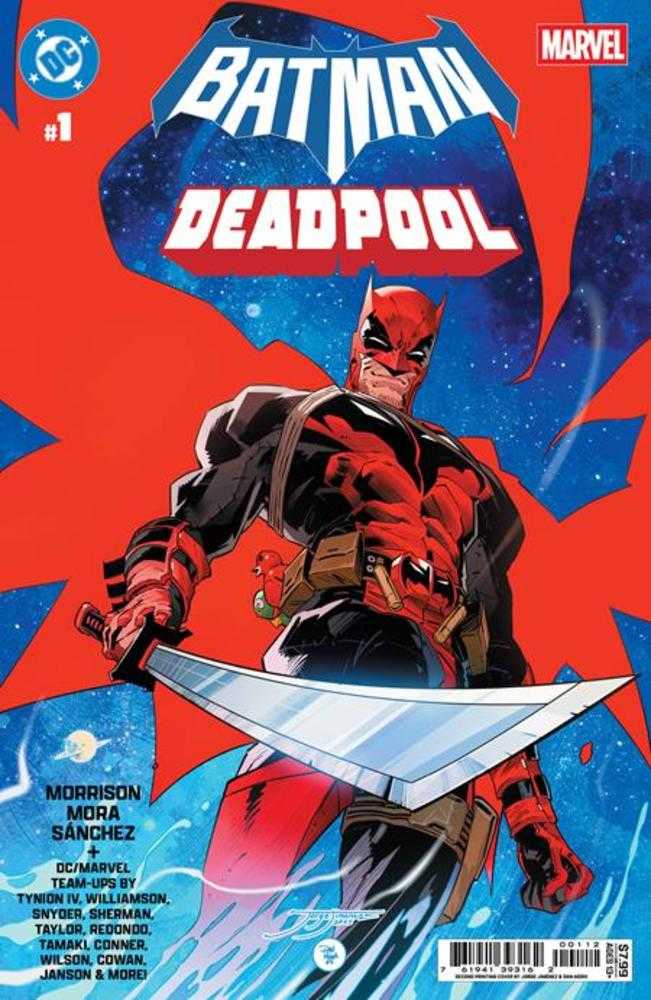 DC Marvel Batman Deadpool 1 (One Shot) 2nd Print Cover A Jorge Jimenez & Dan Mora - Cadets Toys & Comics