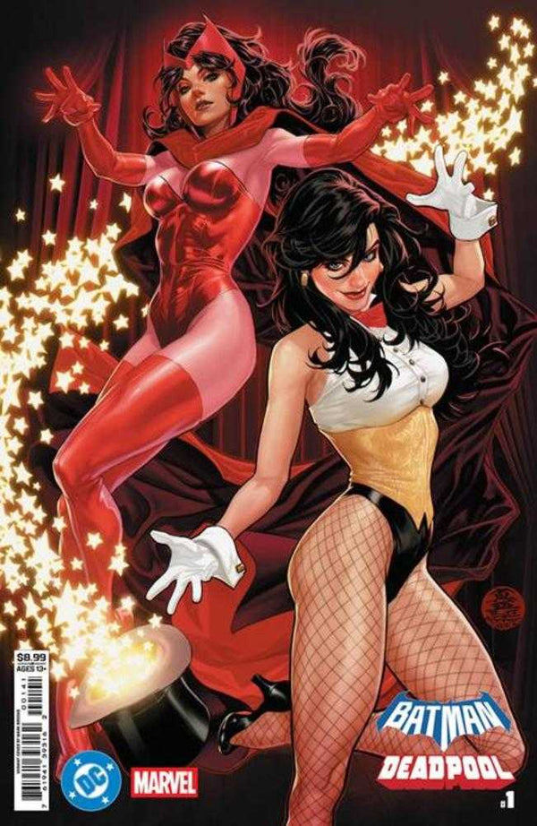 DC Marvel Batman Deadpool #1 (Número Único) Portada D Mark Brooks Zatanna Bruja Escarlata Variante en Cartulina