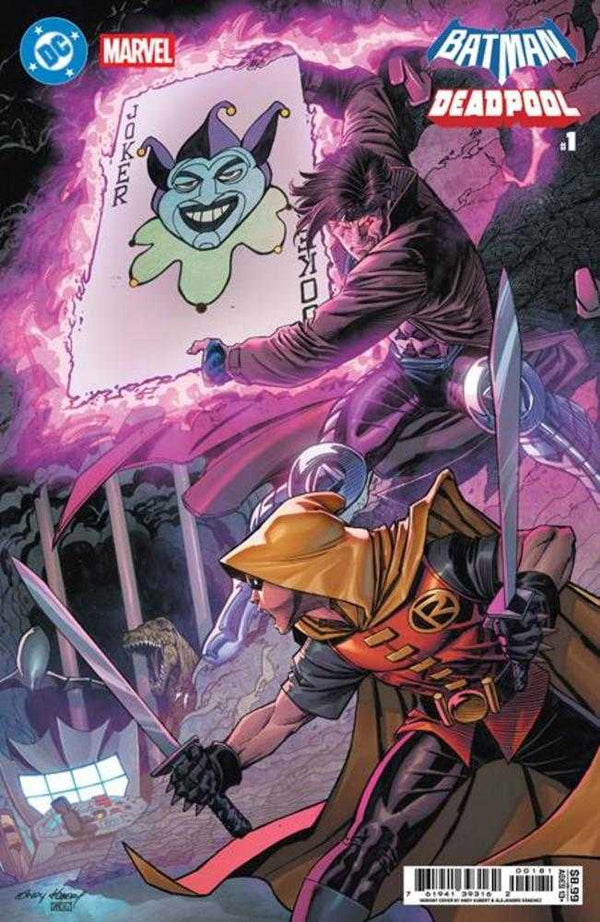 DC Marvel Batman Deadpool #1 (Número Único) Portada I Andy Kubert Damian Wayne Gambit Variante en Cartulina