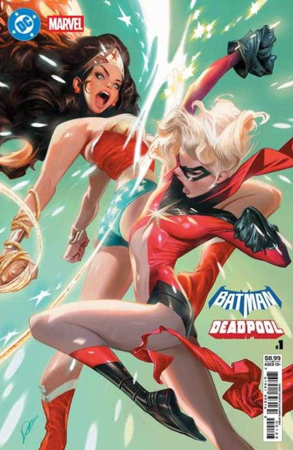 DC Marvel Batman Deadpool #1 (Número Único) Portada L Alexander Lozano Wonder Woman Ms Marvel Variante en Cartulina