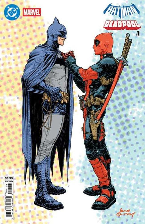 DC Marvel Batman Deadpool #1 (Número Único) Portada N Frank Quitely Batman Deadpool Variante en Cartulina