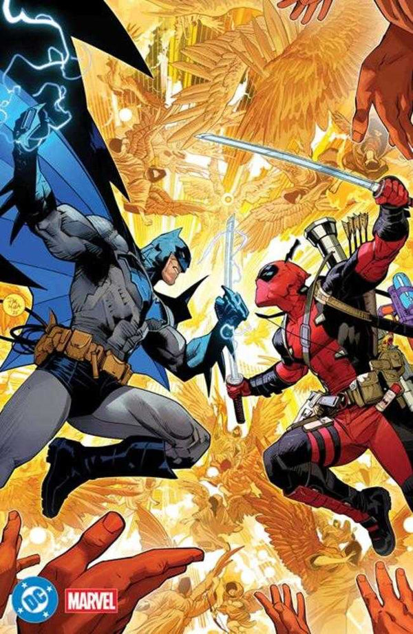 DC Marvel Batman Deadpool #1 (Número Único) Portada T Dan Mora Variante Metalizada