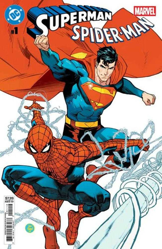 DC Marvel Superman Spider - Man 1 (One Shot) 2nd Print Cover A Dan Mora - Cadets Toys & Comics