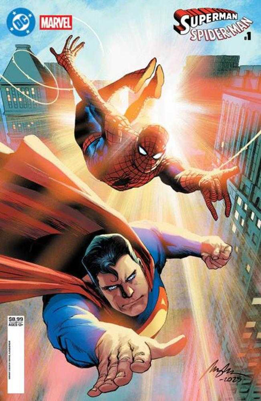 DC Marvel Superman Spider - Man 1 (One Shot) Cover C Rafael Albuquerque Card Stock Variant - Cadets Toys & Comics