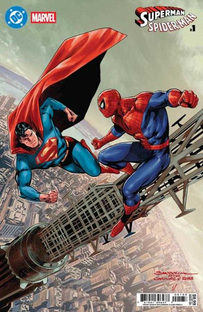 DC Marvel Superman Spider - Man 1 (One Shot) Cover S Rafa Sandoval Card Stock Variant - Cadets Toys & Comics