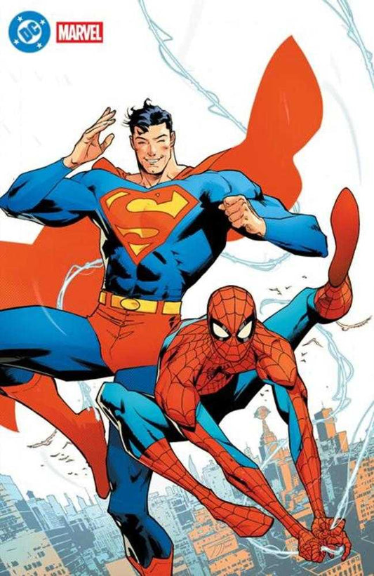 DC Marvel Superman Spider - Man 1 (One Shot) Cover Y Jorge Jimenez Foil Variant - Cadets Toys & Comics