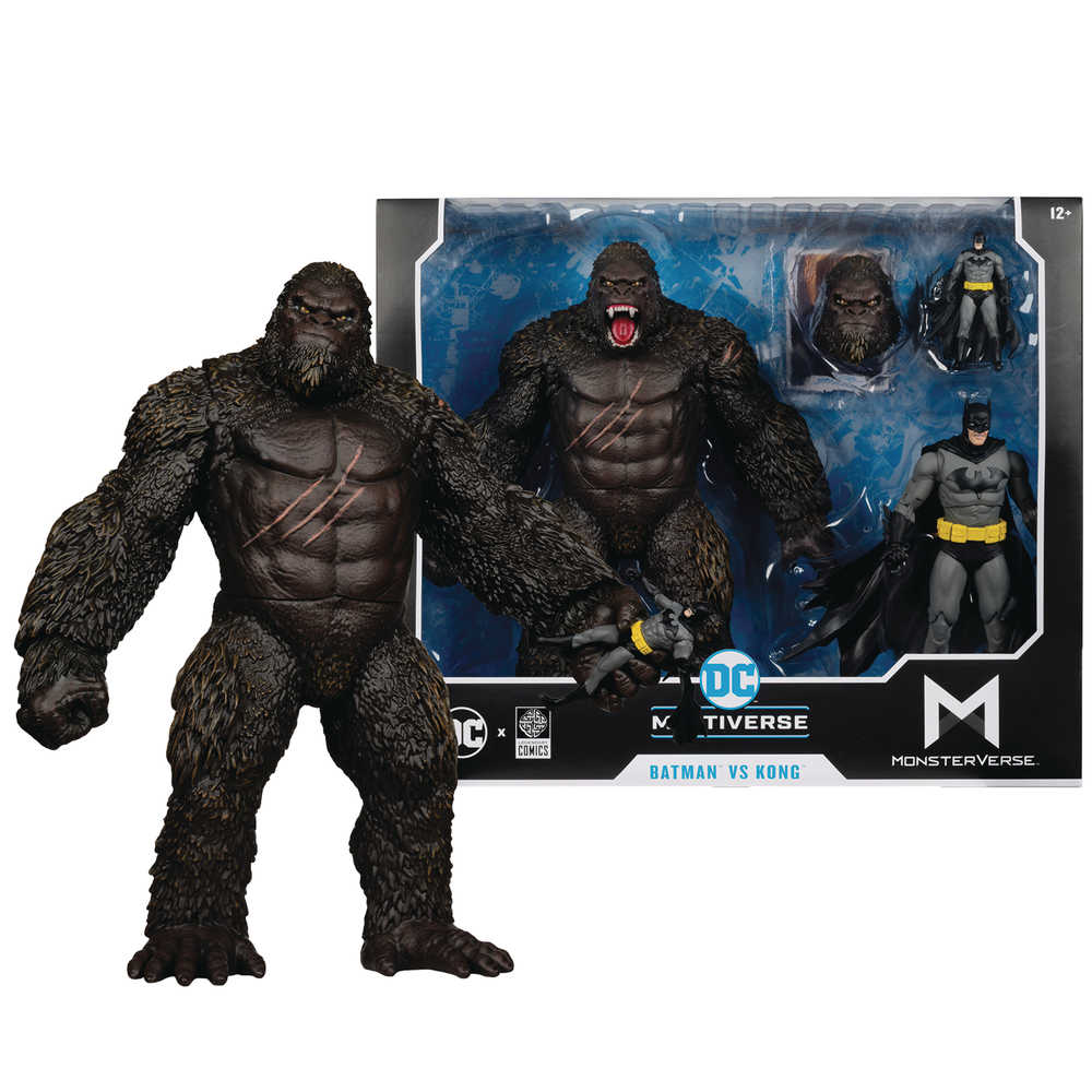 DC Monsterverse Batman V Kong Figure 2pk - Cadets Toys & Comics
