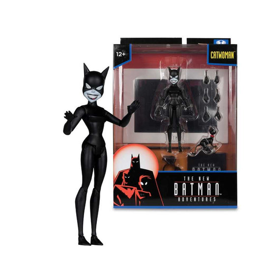 Catwoman action figure and packaging from The New Batman Adventures.