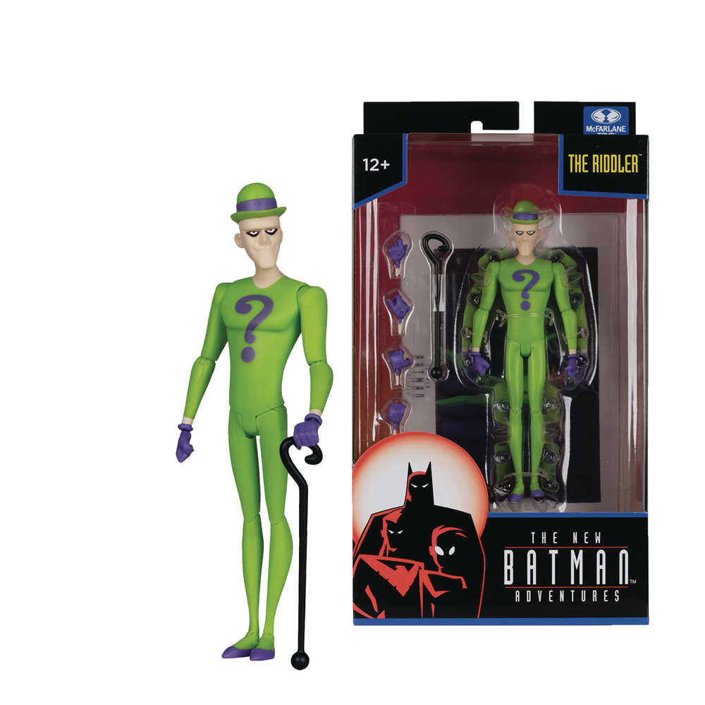 DC New Batman Adventure 6in Wv4 Riddler Action Figure - Cadets Toys & Comics
