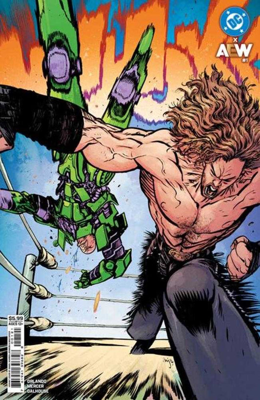 DC X Aew 1 (Of 2) Cover B Daniel Warren Johnson Card Stock Variant - Cadets Toys & Comics