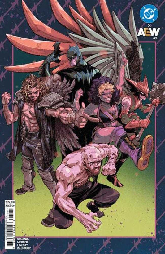 DC X Aew 2 (Of 2) Cover B Ricardo Lopez Ortiz Card Stock Variant - Cadets Toys & Comics