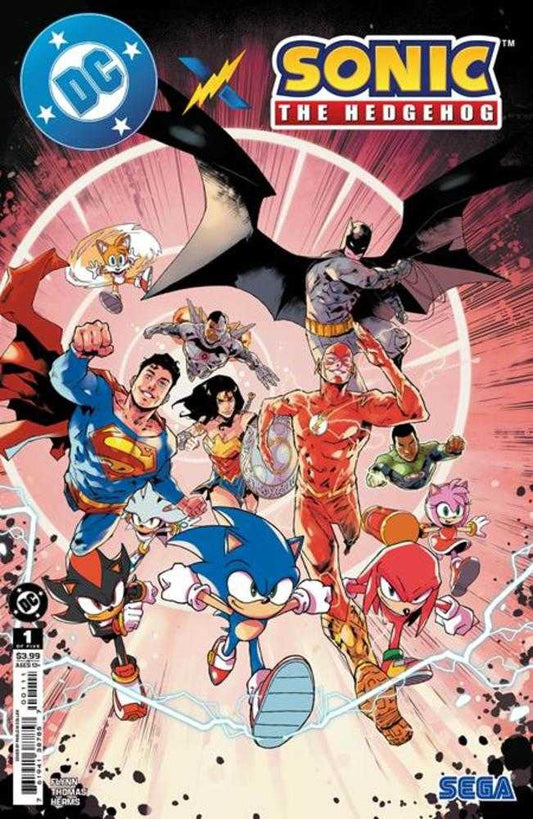 DC X Sonic The Hedgehog 1 (Of 5) Cover A Pablo M Collar - Cadets Toys & Comics