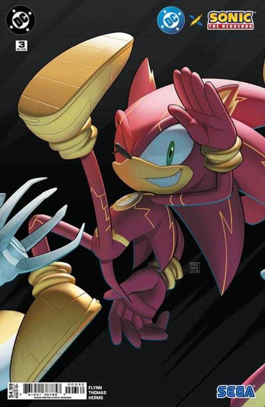 DC X Sonic The Hedgehog 3 (Of 5) 2nd Print Deegeemin Connecting - Cadets Toys & Comics