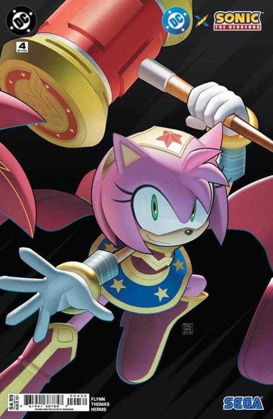 DC X Sonic The Hedgehog 4 (Of 5) 2nd Print Deegeemin Connecting - Cadets Toys & Comics