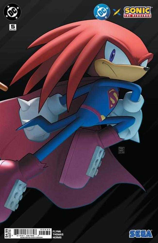DC X Sonic The Hedgehog 5 (Of 5) 2nd Print Deegeemin Connecting - Cadets Toys & Comics