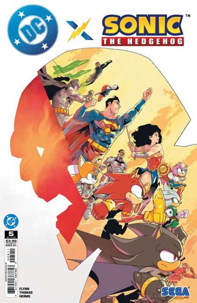 DC X Sonic The Hedgehog #5 (de 5) Portada A Pablo M Collar