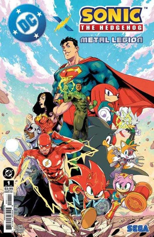 DC X Sonic The Hedgehog The Metal Legion 1 (Of 5) Cover A Pablo M Collar - Cadets Toys & Comics