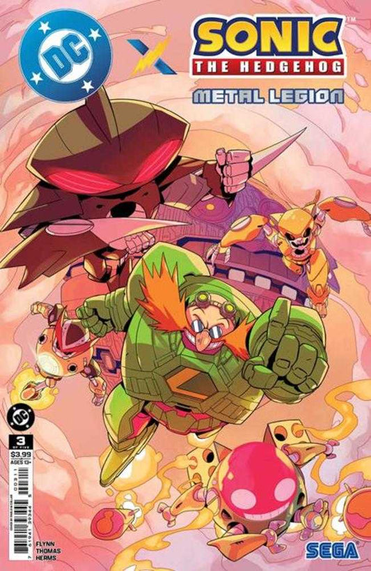DC X Sonic The Hedgehog The Metal Legion 3 (Of 5) Cover A Pablo M Collar - Cadets Toys & Comics