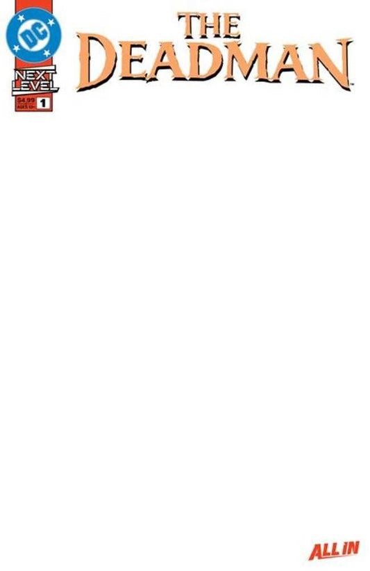 Deadman 1 (Of 6) Cover F Blank Card Stock Variant - Cadets Toys & Comics