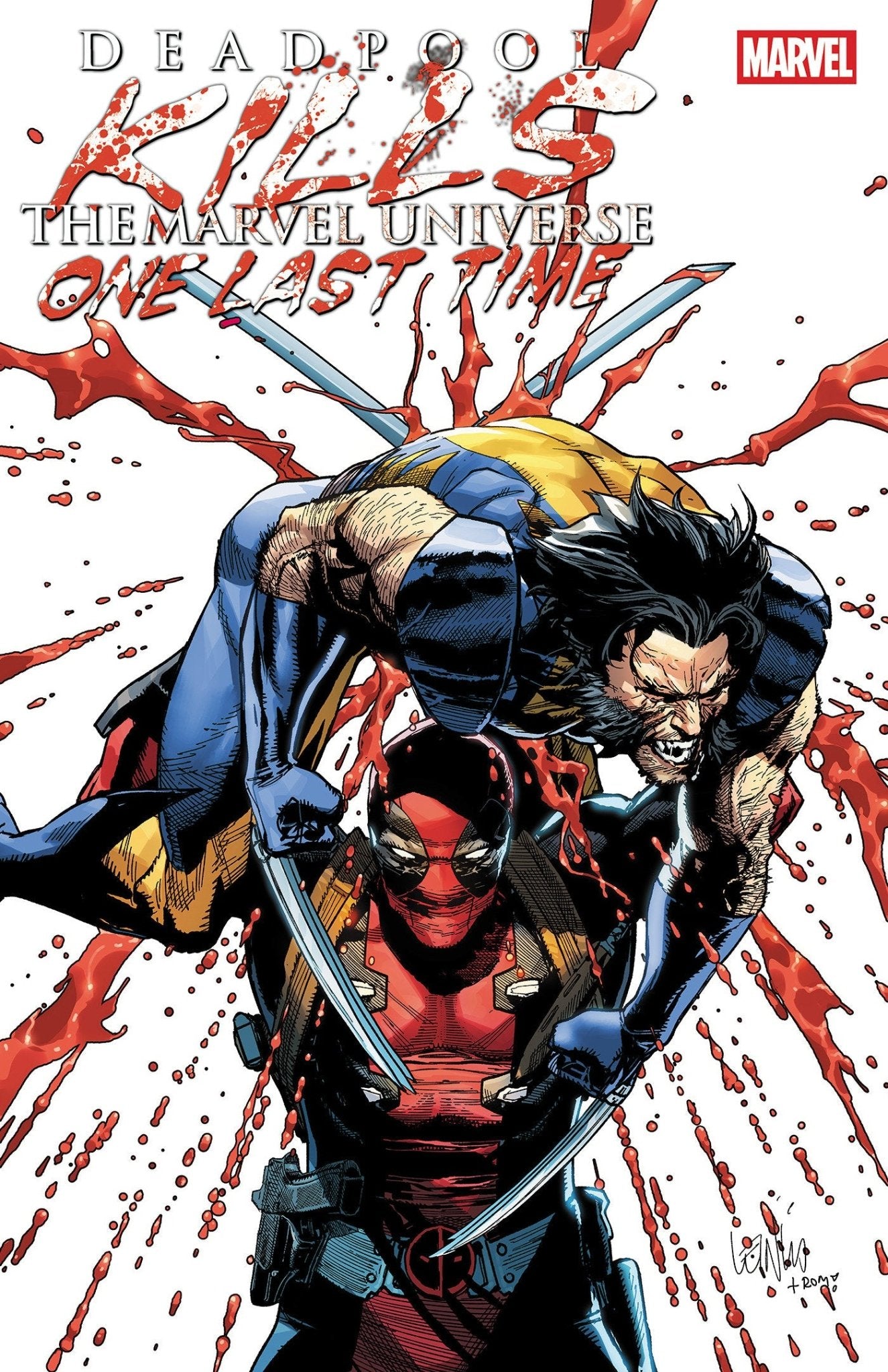 Deadpool Kills The Marvel Universe One Last Time 1 Leinil Yu Foil Variant - Cadets Toys & Comics