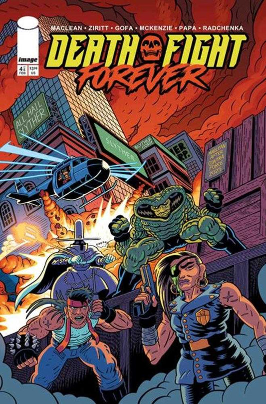 Death Fight Forever 4 (Of 5) Cover A Andrew Maclean (Mature) - Cadets Toys & Comics