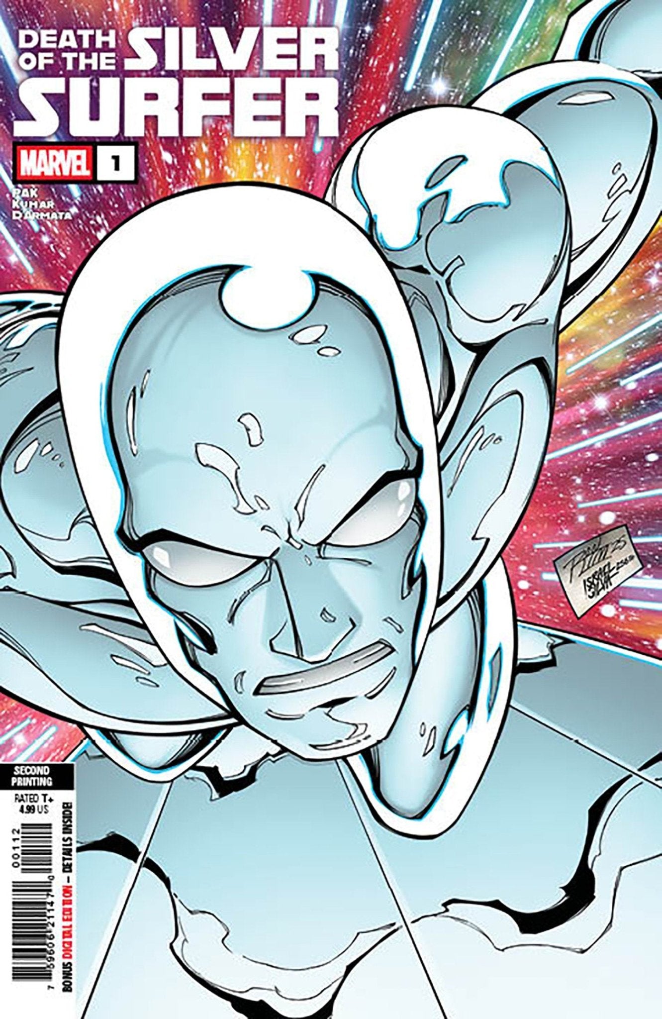 Muerte del Surfista Plateado #1 Ron Lim 2ª Edición Variante