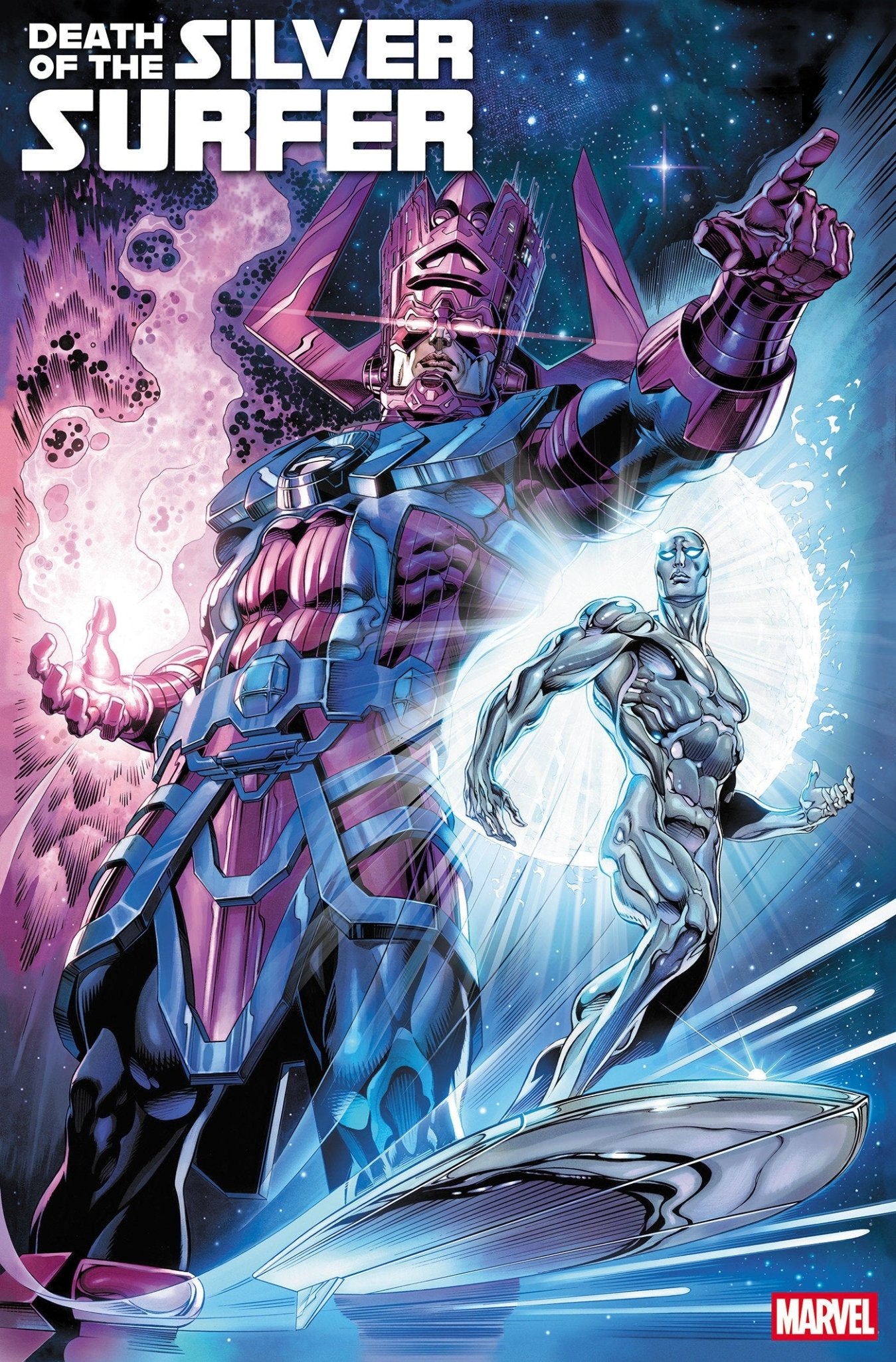 Muerte del Surfista Plateado #4 Variante de Claudio Castellini