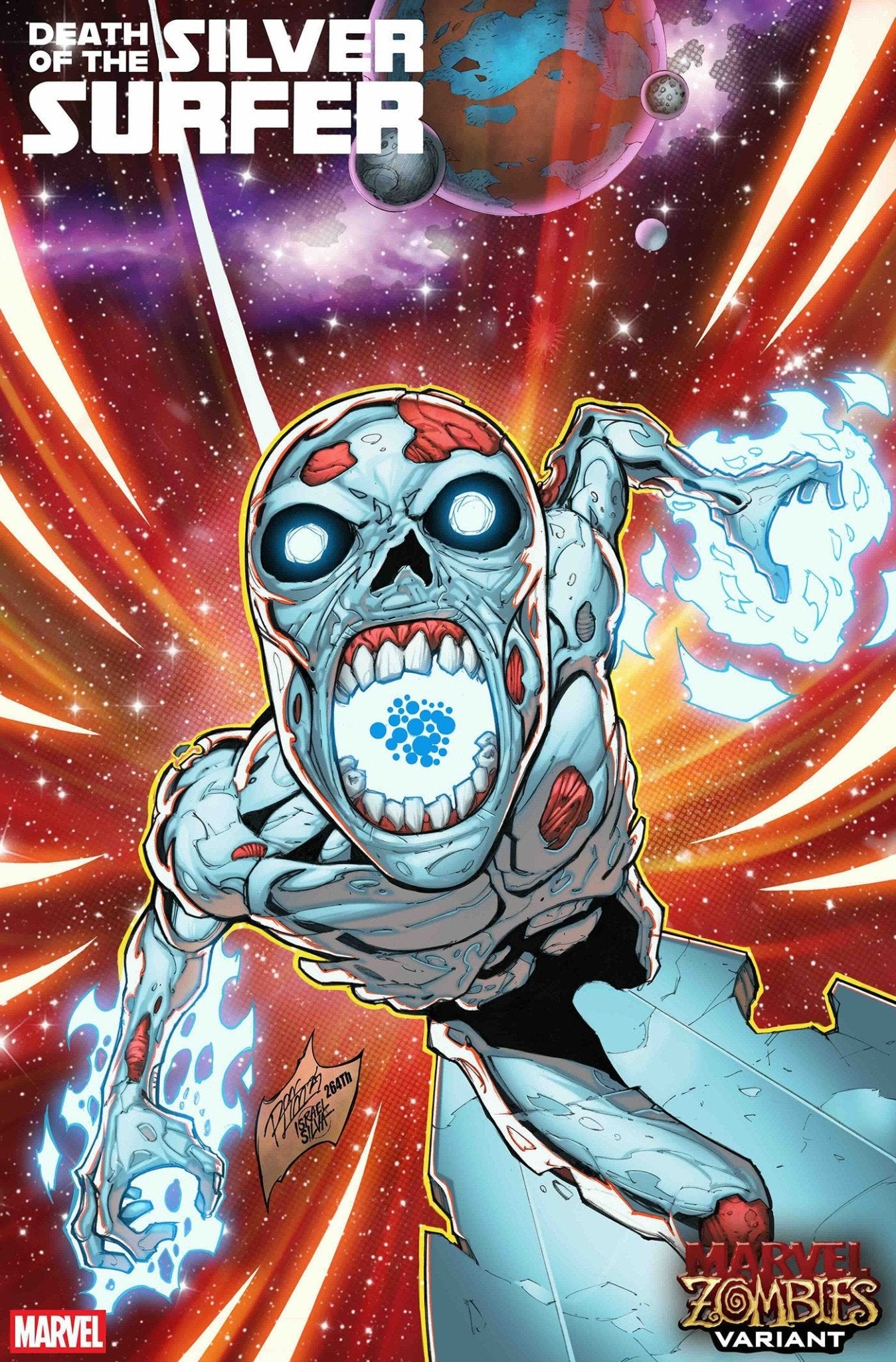 Muerte de Silver Surfer #5 Ron Lim Marvel Zombies Variante