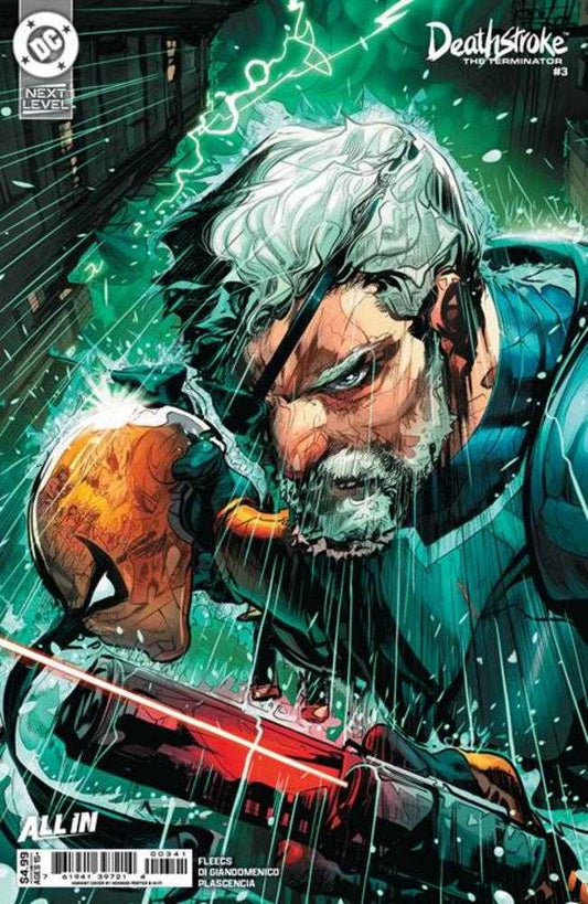 Deathstroke The Terminator 3 Cover D Howard Porter Card Stock Variant - Cadets Toys & Comics