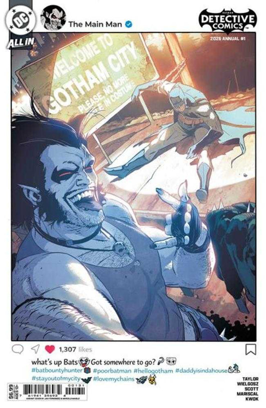 Detective Comics 2026 Annual 1 (One Shot) Cover C Javier Fernandez Card Stock Variant - Cadets Toys & Comics