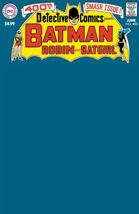 Detective Comics 400 Facsimile Edition Cover C Blank Variant - Cadets Toys & Comics